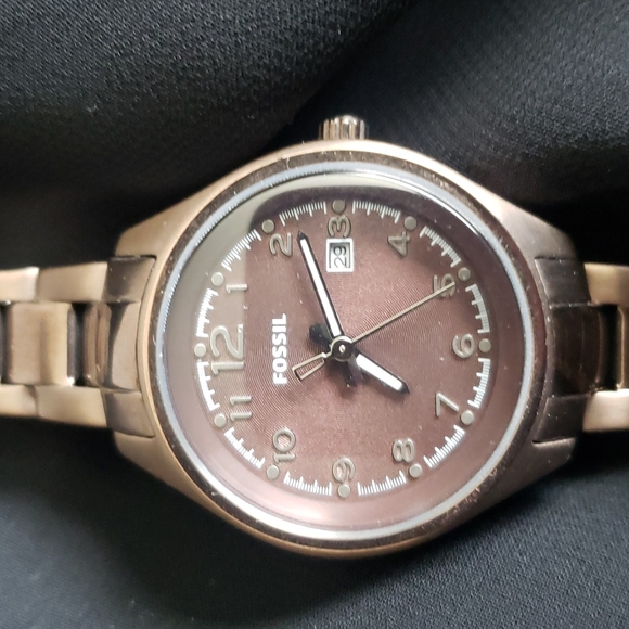 Fossil Watch Brown Stainless - Picture 2 of 3